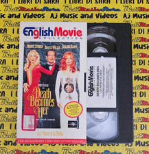 VHS cartonata DEATH BECOMES HER la morte ti fa bella ENGLISH MOVIE DeA (F323)