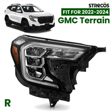 For 2022-2024 GMC Terrain AT4/SLE/SLT LED Reflector Headlight Passenger Side