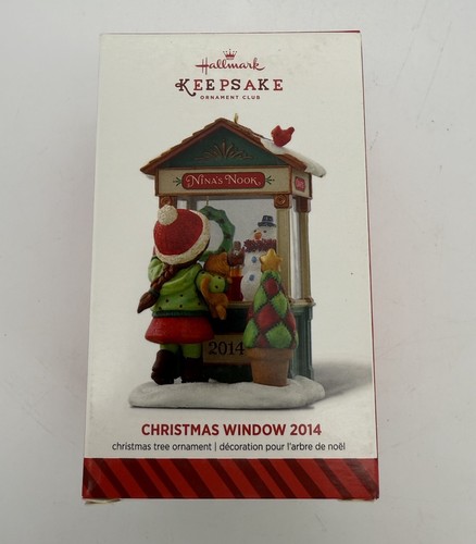 Hallmark Andenken Ornamente WEIHNACHTSFENSTER 12. in Serie 2014 Nina's Nook - Bild 1 von 2