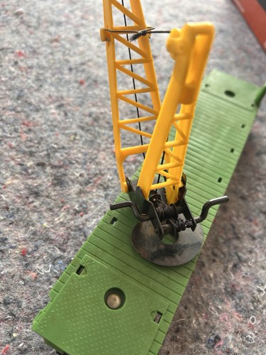 Vintage 1987 Lionel Lehigh Valley #16609 Derrick Kran Flachwagen - Bild 5 von 5