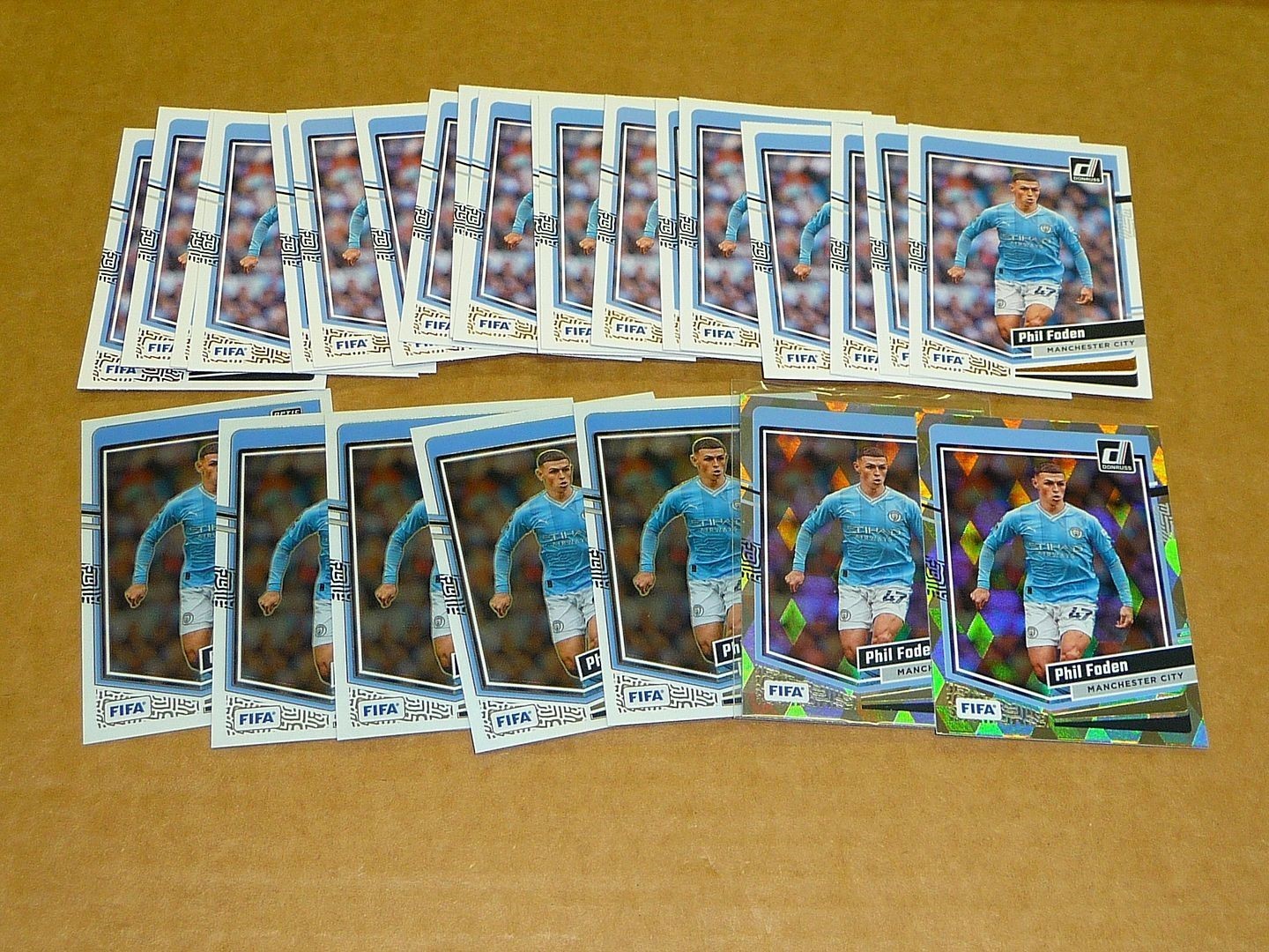 2023/24 Panini Donruss SOCCER PHIL FODEN LOT OF 26 W/OPTIC + CUBIC W5344