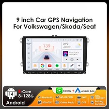 9 Ossuret Android14 Car Radio Skoda Seat For Scirocco Auto Carplay Headunit