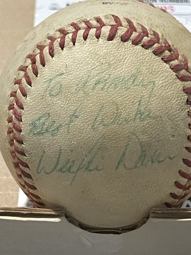 Willie Davis signed/ Autographed LA Dogers Baseball w/INSCRIPTION JSA Certified - Picture 2 of 5