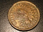 1865 Fancy 5 Indian Head Cent #3