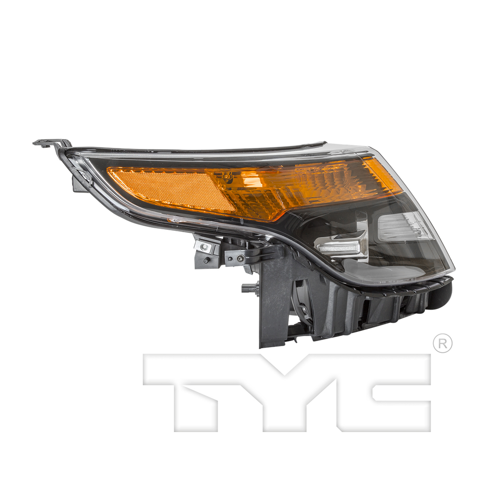 Headlight Front Lamp for 13-15 Ford Explorer Sport (w/o Logo, Black ...