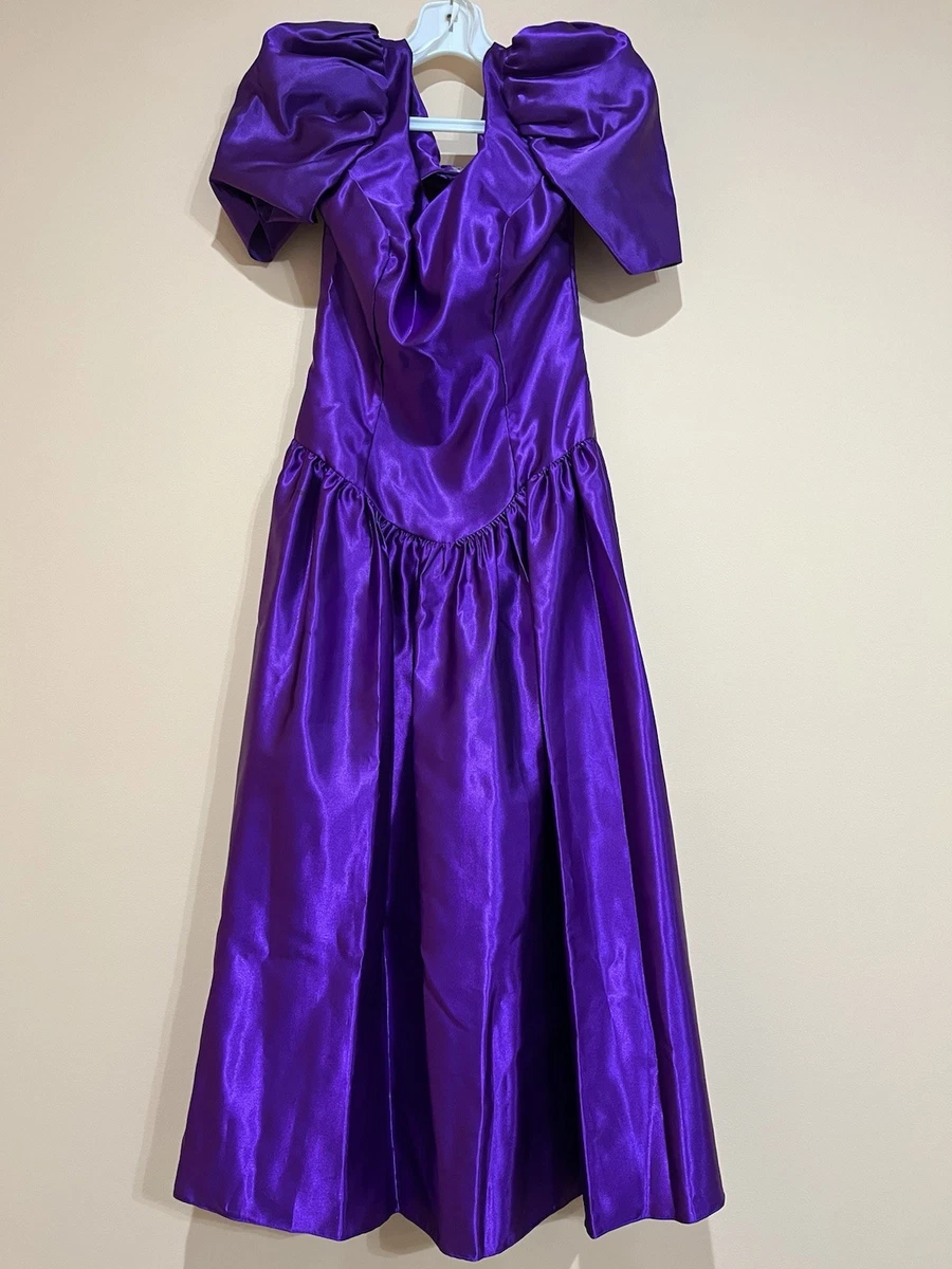 blue dress for baby girl Cute Dark Purple Tulle Short Bridesmaid Dress, Tulle Party Dress, Shor –  Cutedressy main image 0