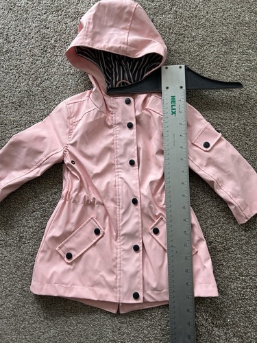 Urban Republic girls jacket rain coat light pink hooded size 12 Months - Picture 4 of 7