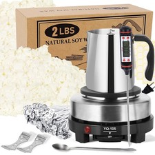 Candle Making Kit with Wax Melter, Candle Wax for Candle Making - DIY Candle ...