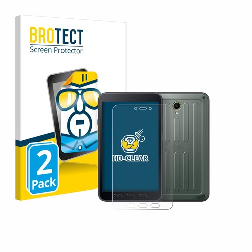 2x Screen Protector for Samsung Galaxy Tab Active 5 (portrait) Clear Protection