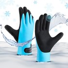 COOLJOB Winter Gloves | 100% Waterproof | Blue | Touchscreen Thermal | Large