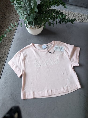 New Gorgeous Pink Girls Boss Pink Short Sleeve Top Crop Summer Sports Active 8yr - Picture 12 of 12