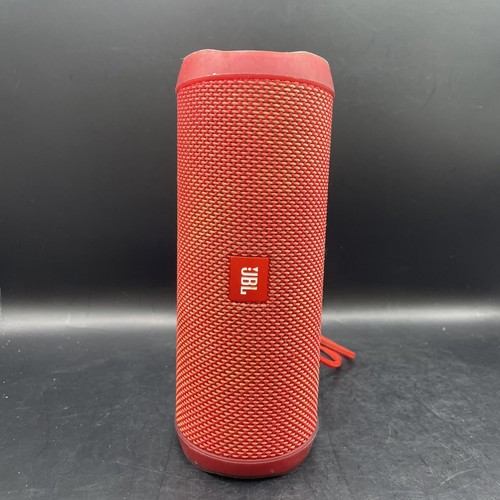 JBL Flip 4 - Red Bluetooth Portable Rechargeable Speaker - No Charger