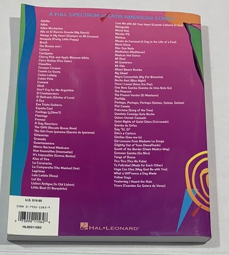 Großes Buch lateinamerikanischer Lieder - Klavier/Gesang/Gitarre Noten - Vintage - Bild 7 von 11