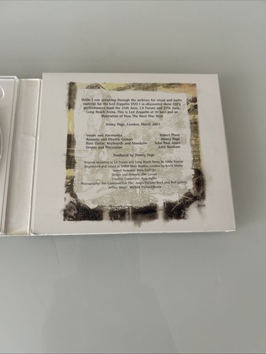 Led Zeppelin How the West Was Won 3-Disc CD Set 2018 Atlantic Label Digipak NM - Picture 4 of 10