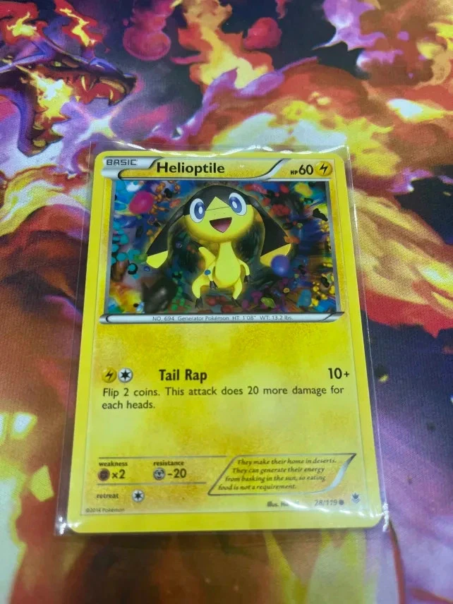 Helioptile 28/119 XY - Phantom Forces Regular LP-Lightly Played Pokémon TCG - Image 3 of 4