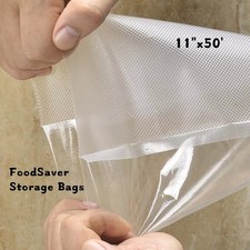 11"x50' 4Mil Heavy Duty Food Preservation Bags Vacuum Sealer Compatible Storage