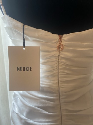 Nookie Revolve Cooper Mini Dress White Formal Cocktail Size Medium NWT - Picture 4 of 7