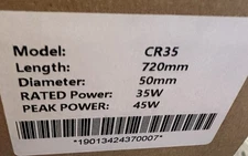 Cloudray CR35 Metal Head CO2 Laser Tube US Stock for CO2 Cutter