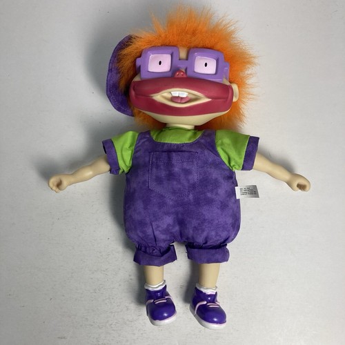Rugrats CHUCKIE Finster Puppe 11 Zoll roter Eis am Stiel Mund 1997 Viacom - Bild 1 von 8