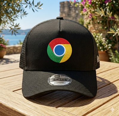 帽子 Chrome logo cap Google Chrome Logo Embroidered Trucker Hat Mesh Adjustable Cap | eBay