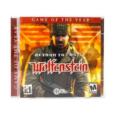 ID Software Computer Game Return to Castle Wolfenstein (Platinum Ed) VG+