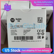 NEW~ AB   IEC 100-C23EJ10 STANDARD CONTACTOR 23 AMP 24VDC US