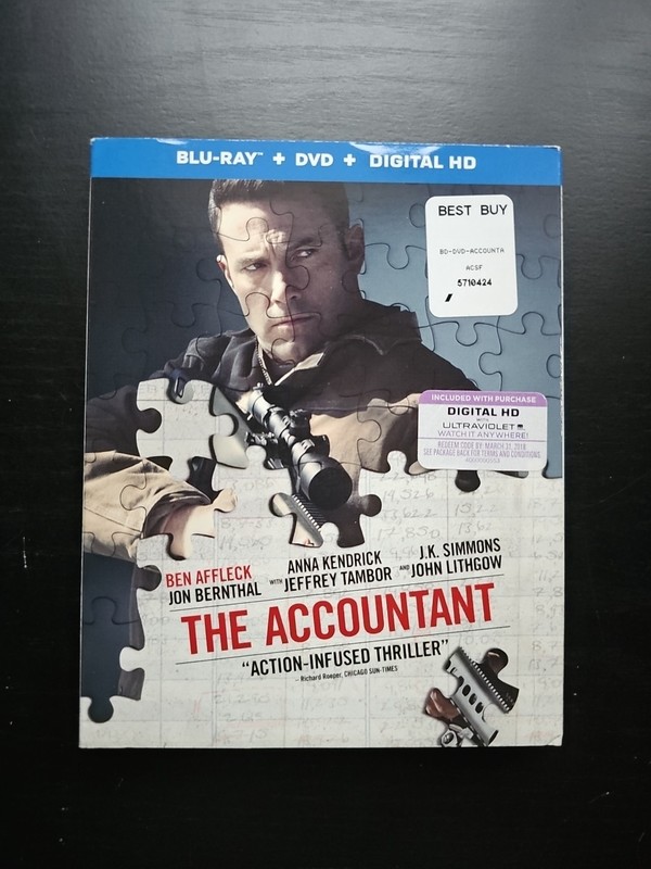 The Accountant (Blu-ray, DVD, 2016)