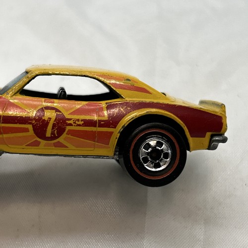 Heavy Chevy Yellow Tri-Color #7 1969 1970 Hot Wheels Mattel Vintage Redline RL - Picture 4 of 24