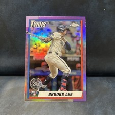 Brooks Lee 2025 Topps Chrome 35th Anniversary Refractor RC #90CB-20 WOW1