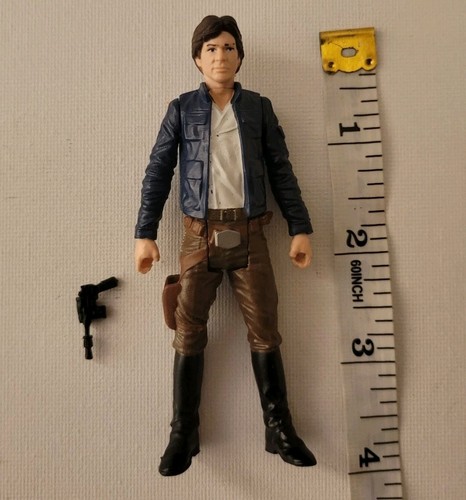 Star Wars Last Jedi 3.75 Inch Han Solo W Blaster - Combine Postage - VGC - - Picture 10 of 10