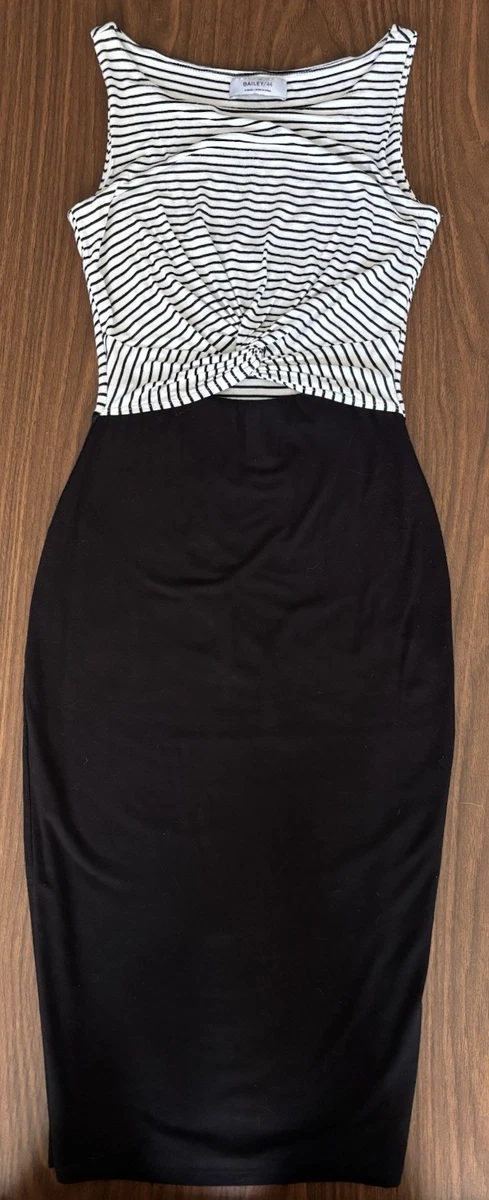 Robe Bailey 44 Sans Manches – Noir Et Blanc – Taille L – Neuve Avec étiquettes