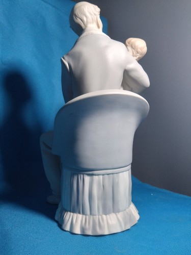 Lladro (Finger Repaired)Grandfather And Grandson Before Bedtime Matte - Picture 3 of 12
