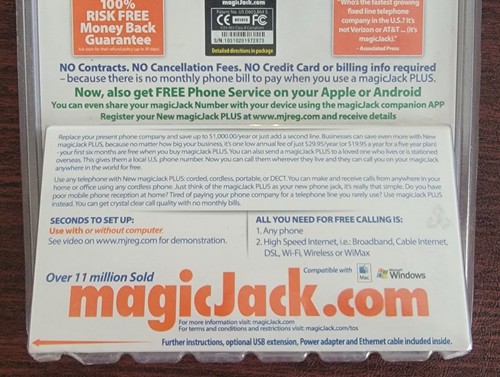 NEW Magic Jack Plus Free Local Long Distance Calling (2014) - Afbeelding 6 van 6