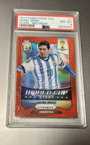 World Cup Lionel Messi 2014 Panini Prizm World Cup Lionel Messi Red
