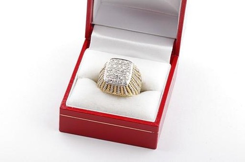 Brillant Diamant Ring 18 K 750 Bicolor Gold Grösse 49 Top - Bild 10 von 10