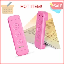 Glocusent USB Rechargeable Book Light, Portable Clip-on LED Reading Light, Readi