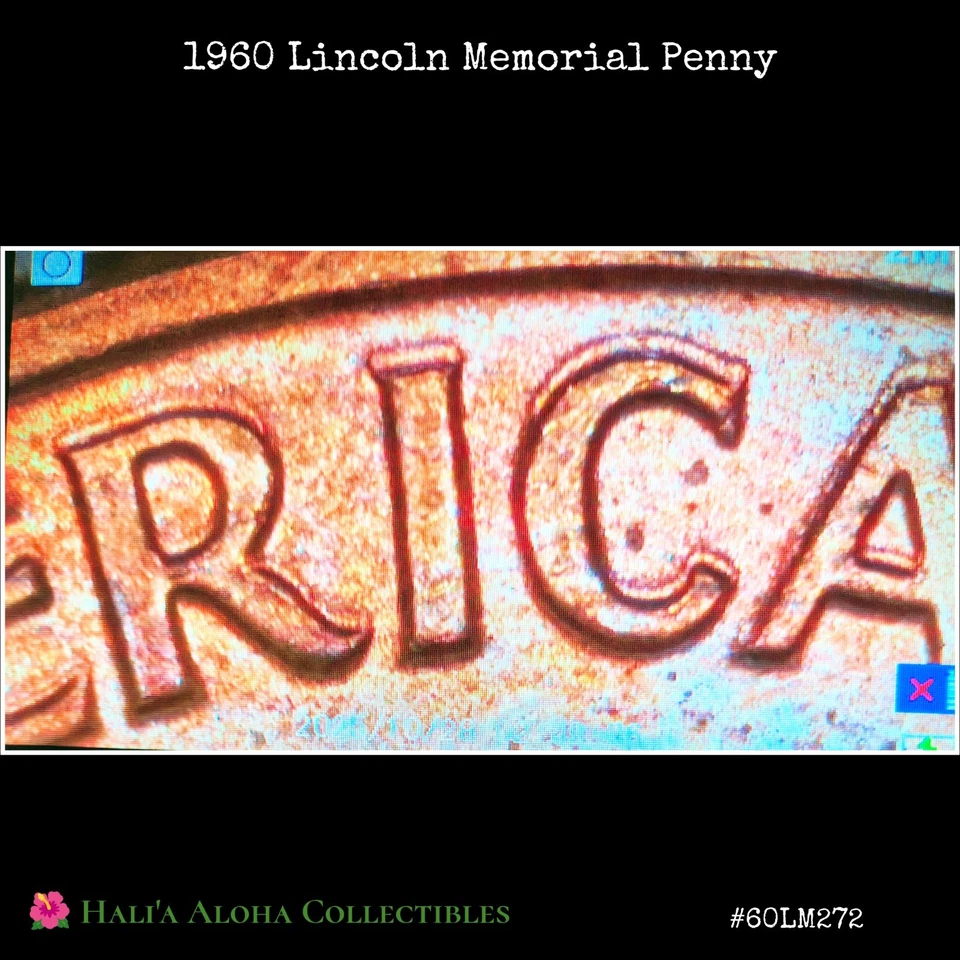 💠🪙💠1960 Proof DDR-001 FS-801 Doubled Die Reverse Gem Proof Red Lincoln Cent - Image 2 of 4