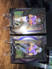 24 Panini Select-2 Card Lot Lamar #121 Premier Level Base & #35 Concourse Level