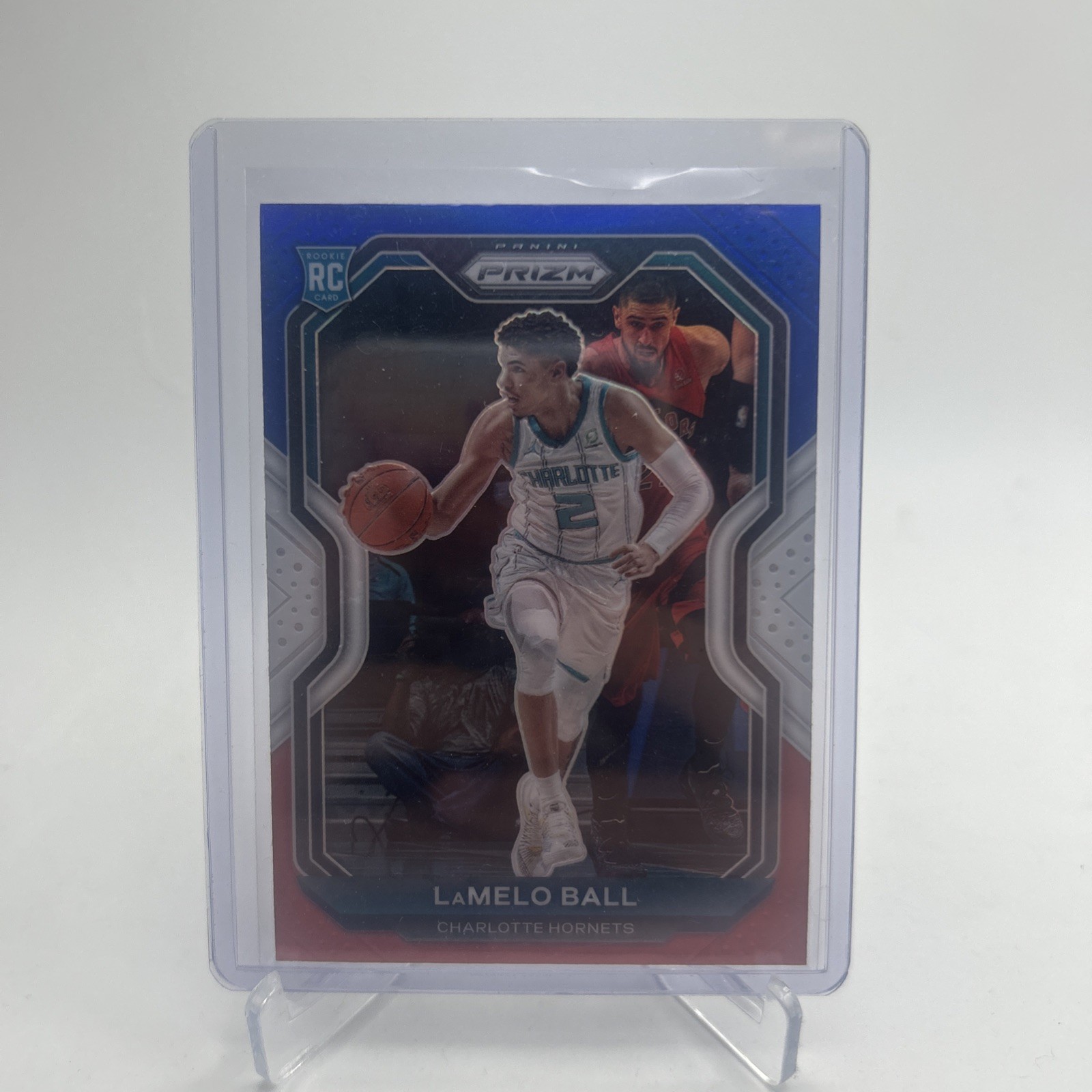 2020-21 Panini Prizm Lamelo Ball Red/White/Blue Prizm Rookie RC #278