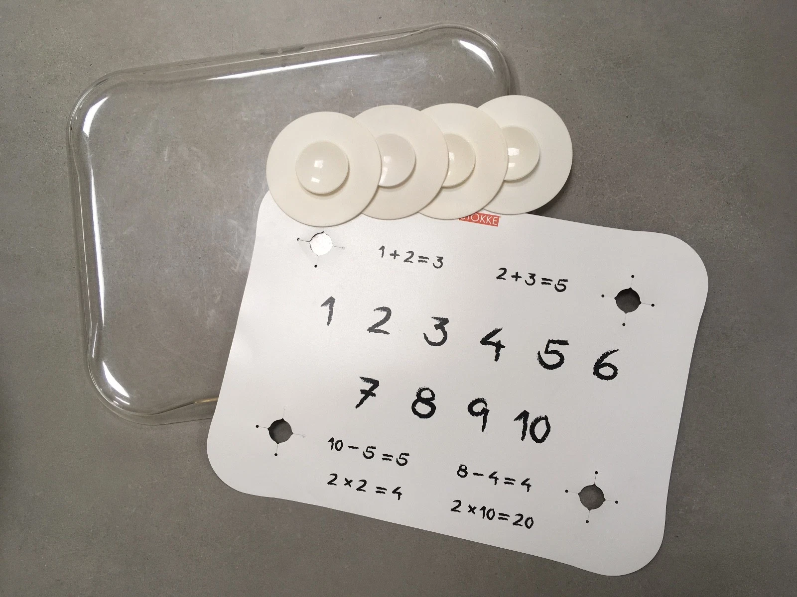 Stokke Square Table Top Activity Tray, with Numbers Insert + Suction Cups, Baby
Opens in a new windo