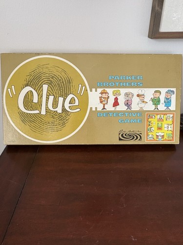 1963 Parker Brothers Clue Spiel - Kompletter Satz - Tadelloser Zustand - Salem, MA