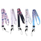5 Pcs Polyester Metal Decorative Phone Lanyards Multi Function Phone Straps