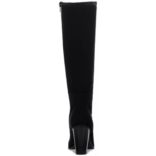 Style & Co Women's Addyy Knee High Dress Boots – Black Micro, Size 11 M - Picture 7 of 7