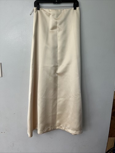 Vera Wang Women's Size 12 2 Piece Dress Champagne Sleeveless Long Skirt Bridal - Picture 10 of 14