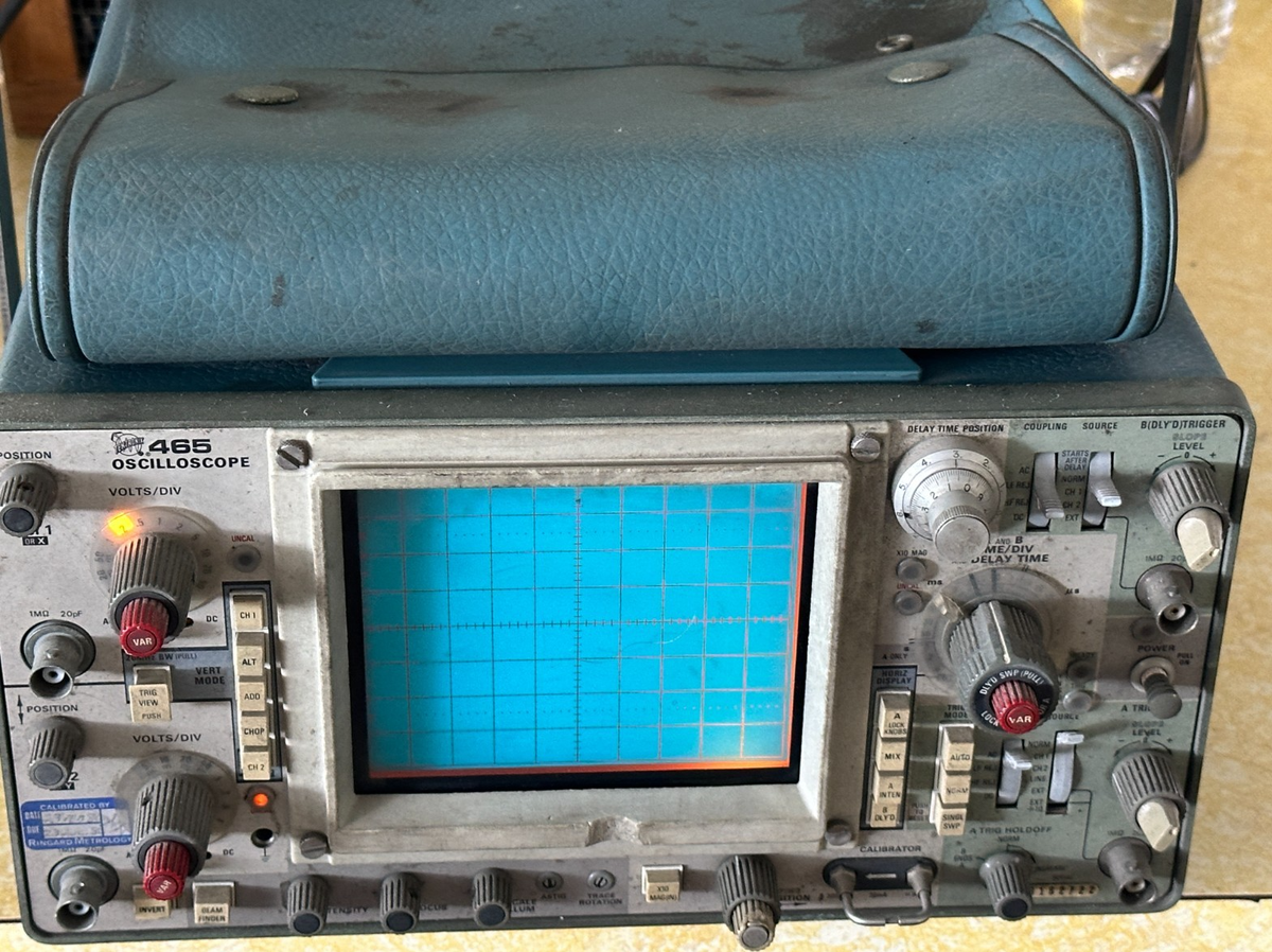 Tektronix 465 Analog Oscilloscope Operators P6065A Probe | eBay