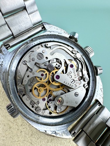 Soviet Vintage Poljot Okean Ocean Sturmanskie Chronograph 3133 Mechanical Watch - Picture 9 of 11