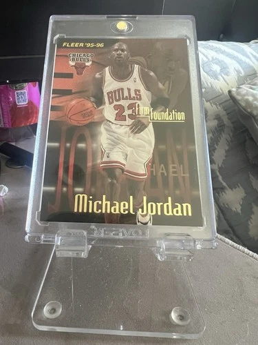 Fleer 1995-96 Firm Foundation Michael Jordan #323 Chicago Bulls Insert