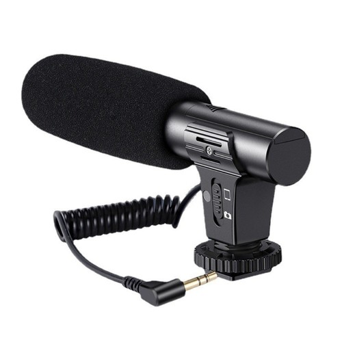 Broadcast Quality Condenser Microphones For DSLR Camcorder With Universal Hot - Afbeelding 2 van 8