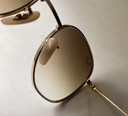 Ray-Ban sunglasses RB3809 Gold frame and brown lenses - Picture 3 of 8