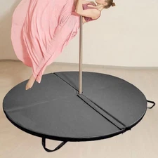 Folding Pole Dance Mat Sports Training Yoga Pad for Fitness Pilates Training